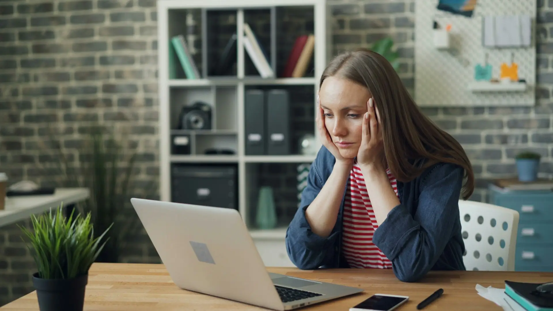 stressed woman